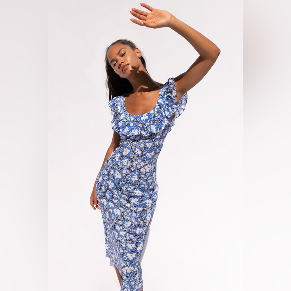 Réalisation Par Lou Dress Dandelion Blue